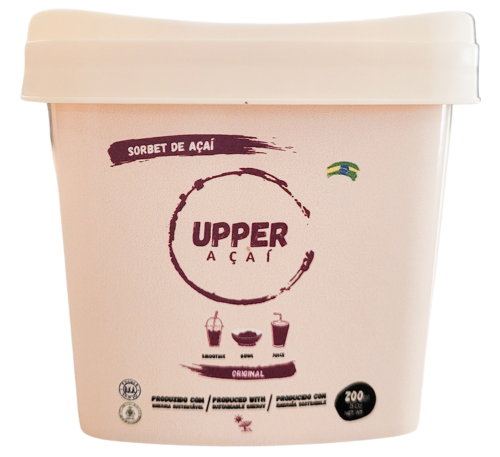 Upper Açaí Amazonian Superfruit Sorbet – Classic Minis 200g Pot (12 pack box)
